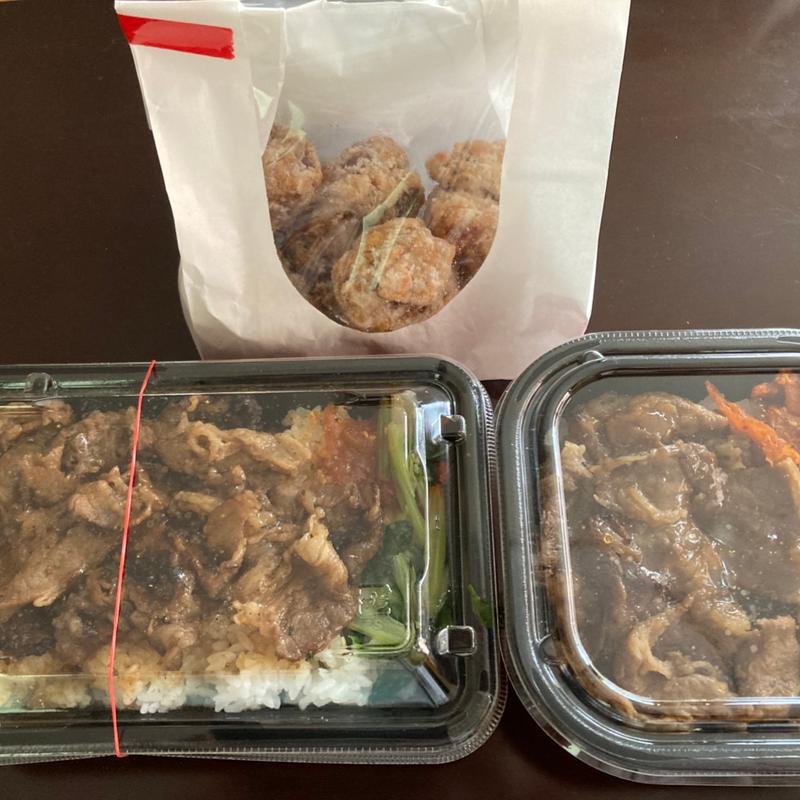 牛カルビ焼肉弁当(肉のヤマ牛 竹ノ塚ピーコックストア)