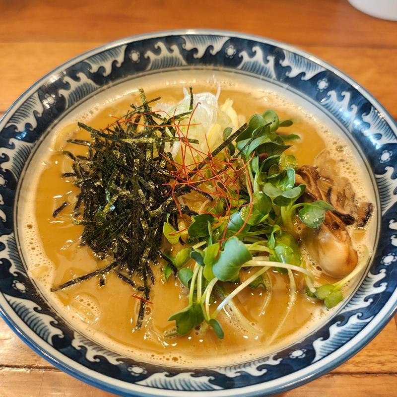牡蠣拉麺(麺や佐市)