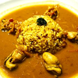 牡蠣のカレー(ブックカフェル テラ)