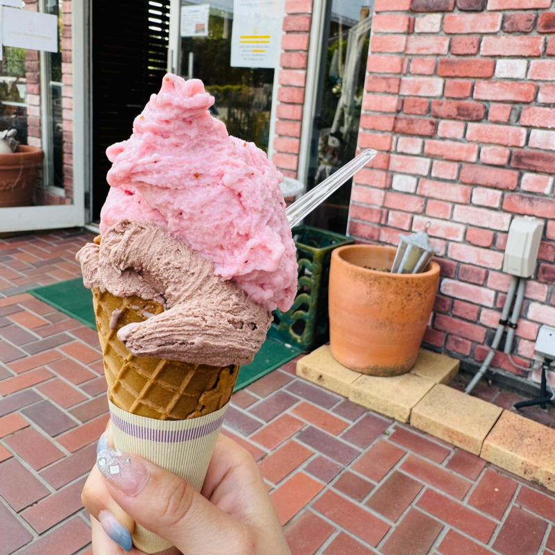 ジェラートダブル(カフェレストラン ポッシュ)