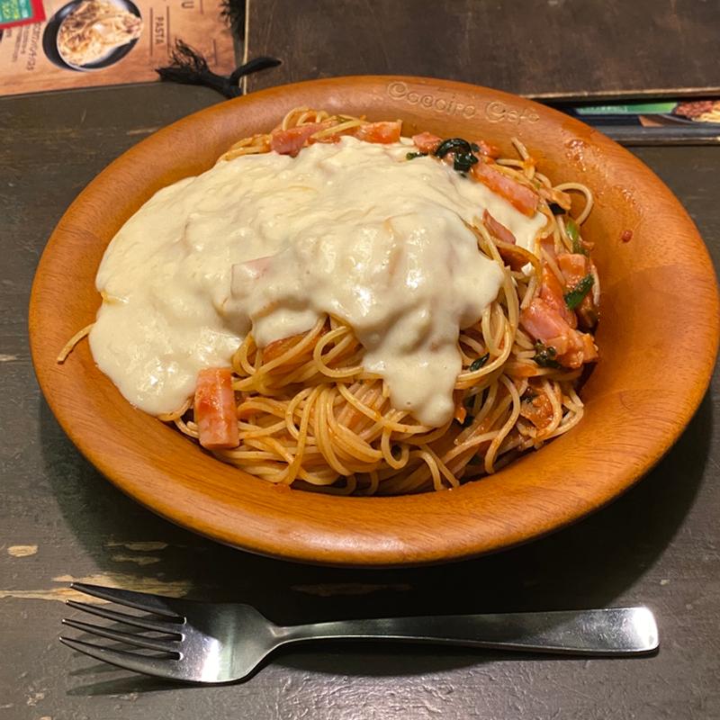 チーズアラビアータ Lサイズ(ココイロカフェ 堺泉北店)