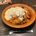 チーズアラビアータ Lサイズ(ココイロカフェ 堺泉北店)