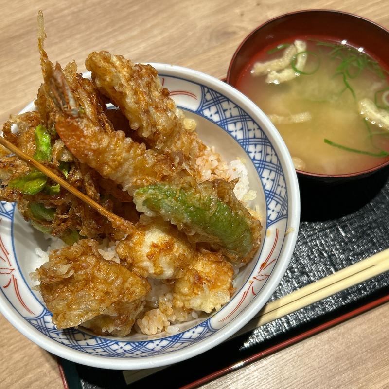 そら豆と春野菜の天丼(揚げ天まる イオンモール徳島店)