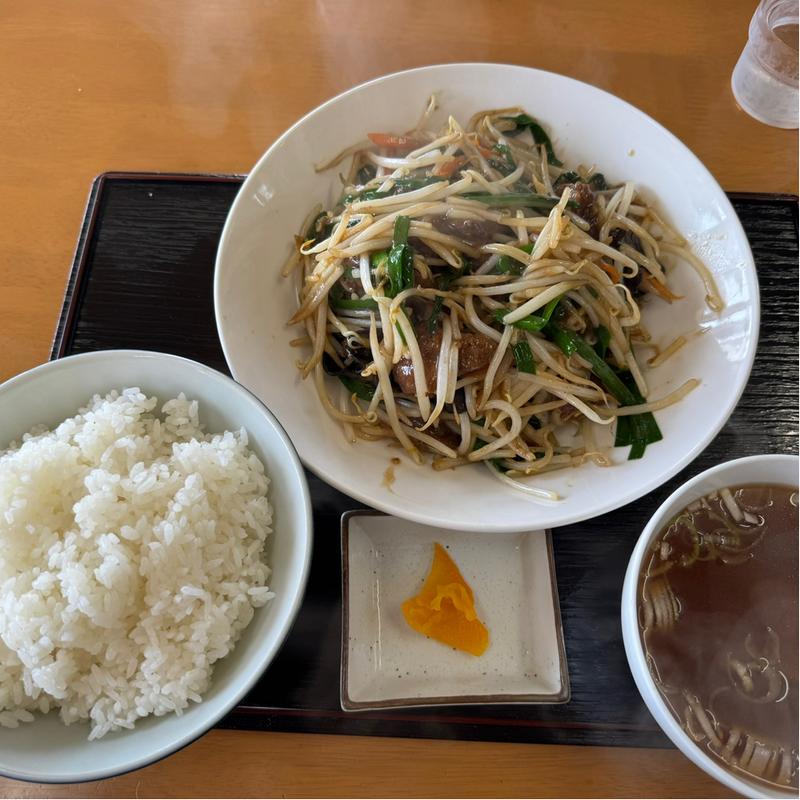 レバニラ定食(ラーメン46)