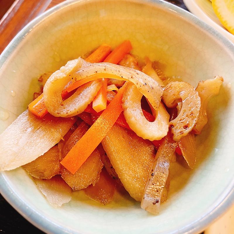 ゴボウのきんぴら(魚食堂たわら )