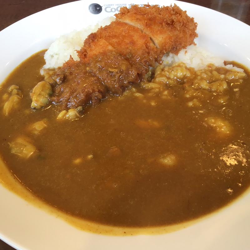 海老あさりカレー＋鶏ささみカツ(カレーハウスCoCo壱番屋 仙台泉インター店 （ココイチ）)
