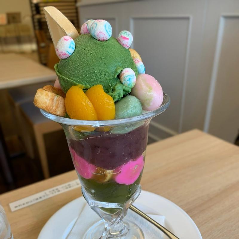 不室屋パフェ(カフェ 加賀麩不室屋)