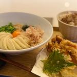とり天うどん定食