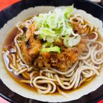 ゲソ天そば(六文そば 人形町店)