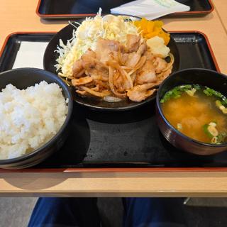 生姜焼定食(都賀西方パーキングエリア(下り)レストラン・スナックコーナー )