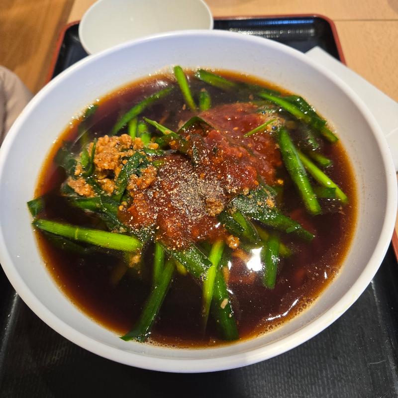 激辛ニラ中華そば(都賀西方パーキングエリア(下り)レストラン・スナックコーナー )