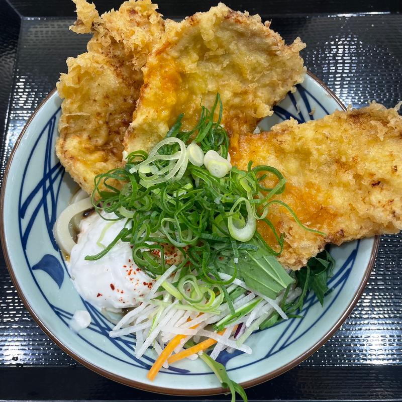 豚天ぶっかけうどん(丸亀製麺ゆめタウン広島)