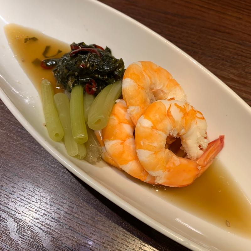 ふきと海老の煮物(清龍 池袋西口店)