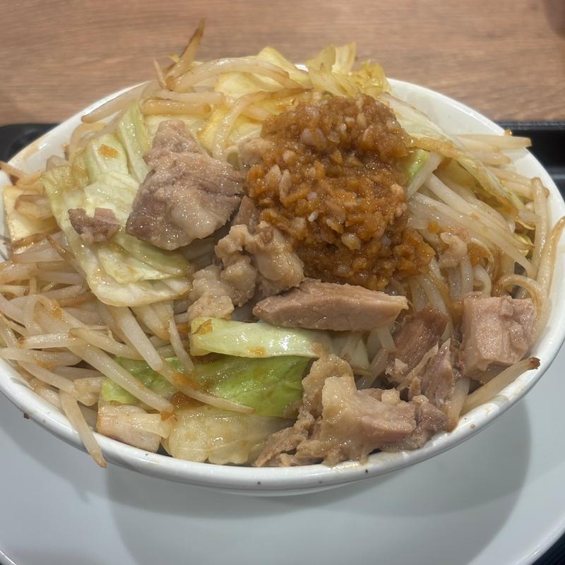 ニンニク野菜マシ大盛牛めし(松屋 国立店（マイカリー食堂併設）)