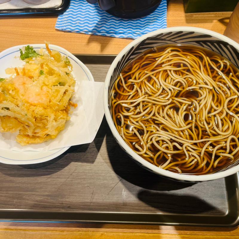かき揚げそば(生そばウエスト 志免店)