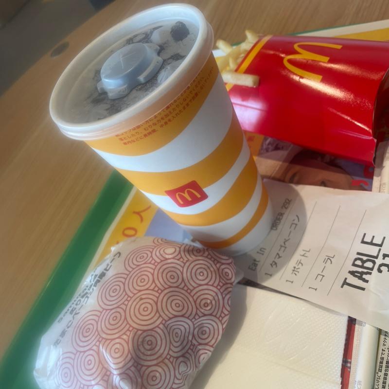 サムライマック炙り醤油風たまごベーコン肉厚ビーフLLセット(マクドナルド 宝塚インター店)