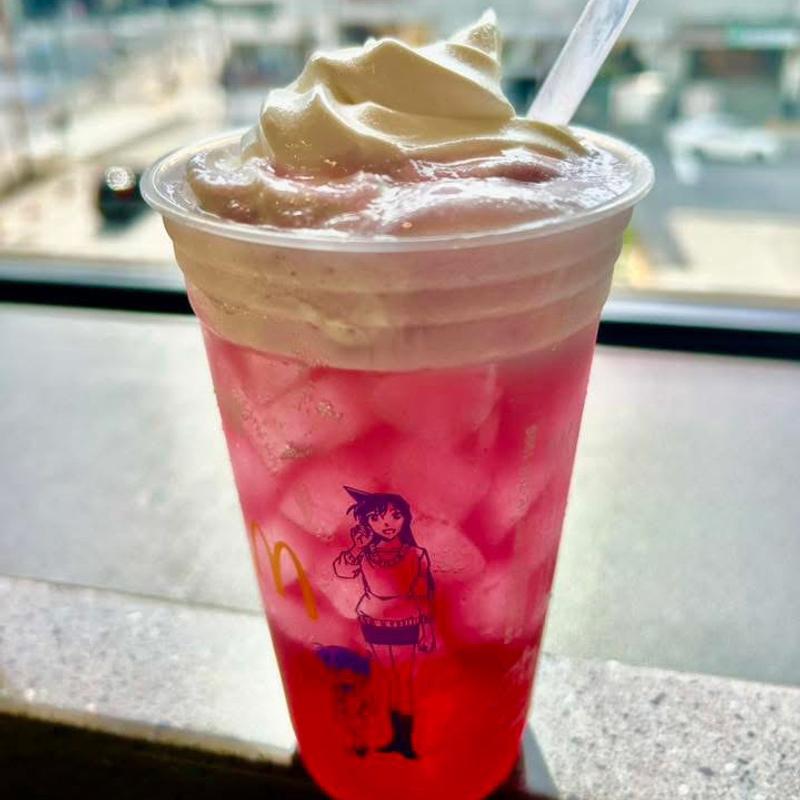 マックフロート グレープ味(マクドナルド 千歳船橋駅前店)