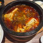 石鍋麻婆豆腐定食(麻辣川府～マーラーセンフ～ 銀座インズ店)