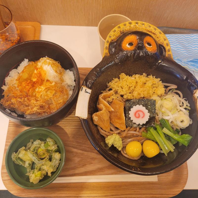 ぽんぽこセット A(たぬきは飲み物。)