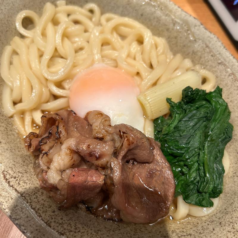 黒毛和牛の牛すきうどん(YEBISU BAR（ヱビスバー） 大崎店)