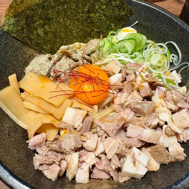 肉増し煮干し油そば(麺屋 天幕)