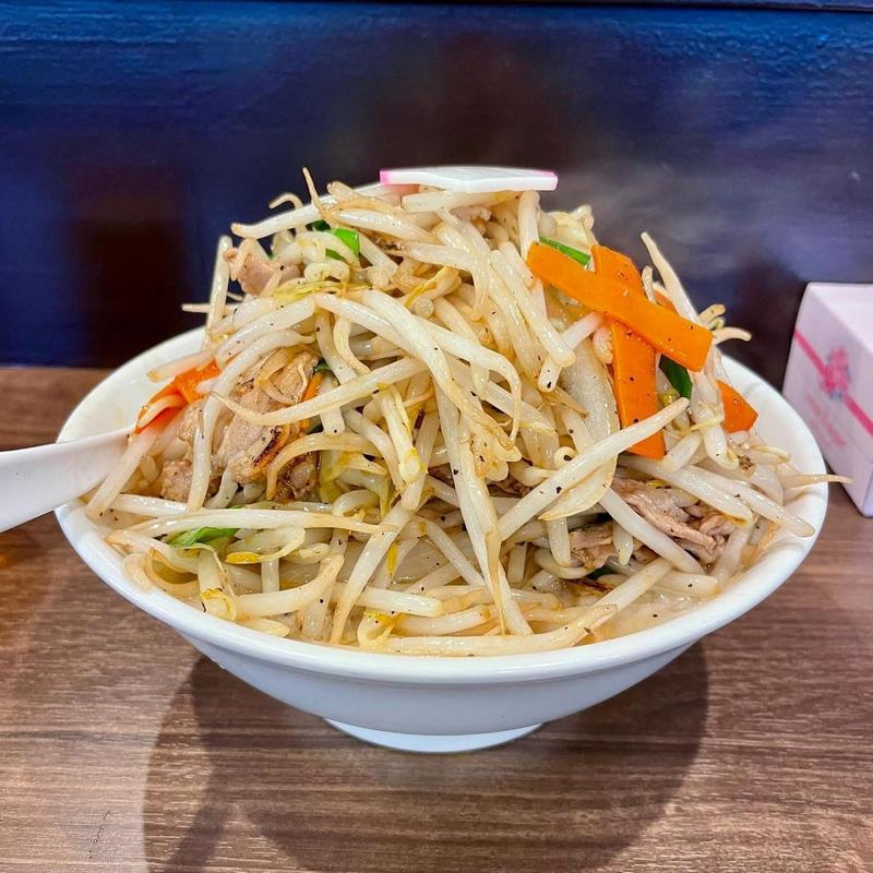 濃厚湯麺 野菜増し(極濃湯麺フタツメ郡山鳴神店)