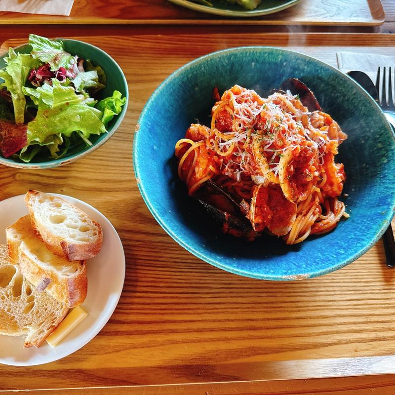 ペスカトーレロッソのパスタランチ(キラナ)