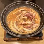 いかのわたみそ陶板焼き