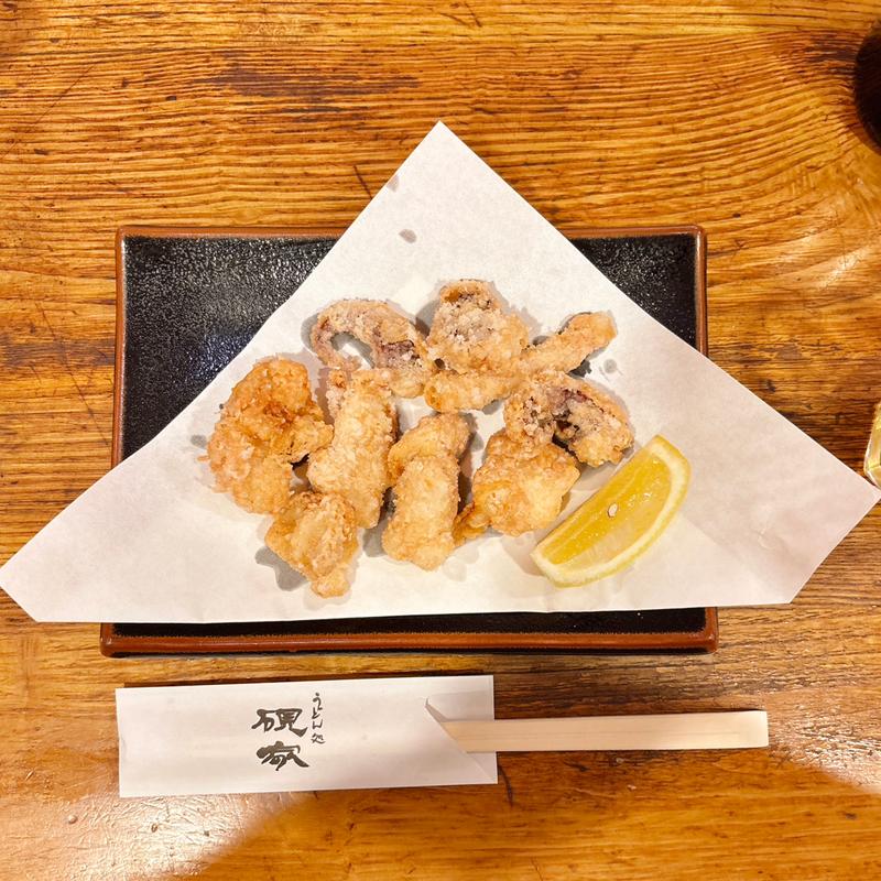 モンゴウイカゲソ揚(硯家 本店)