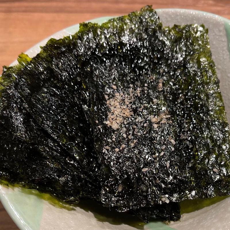 韓国のり(Yakiniku 名もなき名店へ 一切入魂一枚売り焼肉)