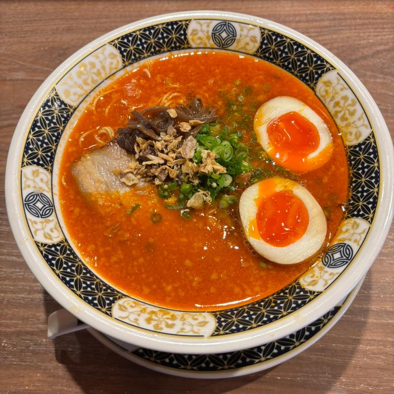 赤虎＋煮卵(神虎 肥後橋店 )