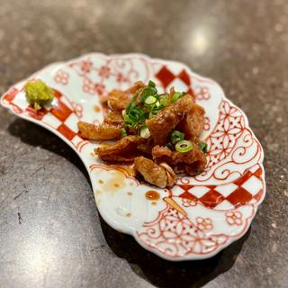 とり皮タレ焼き