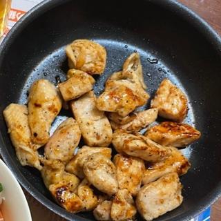 鶏肉炒め(生野区コリアンタウン)