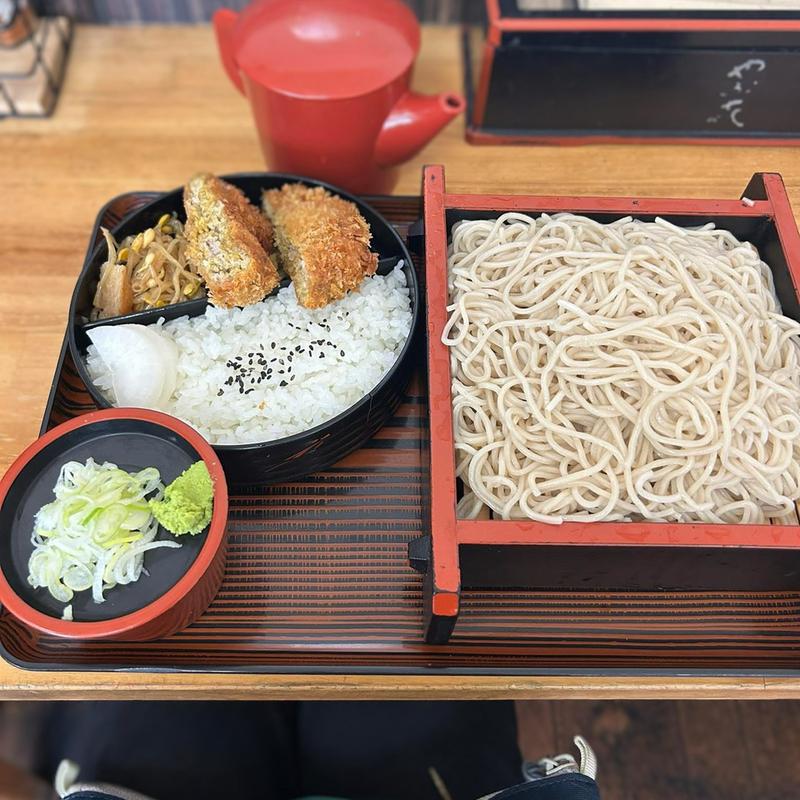 蕎麦定食(そば処 やぶ㐂)