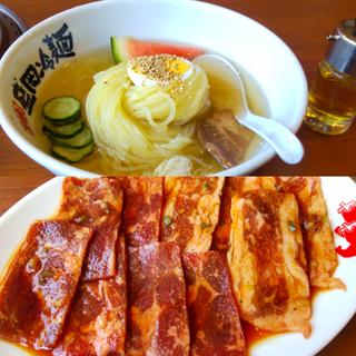 冷麺セット(焼肉冷麺やまなか家 紫波店)