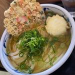 冷かけうどん 大 野菜よせ揚げ たまご