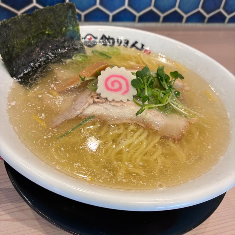 真鯛中華そば 握り日替わり5種(鮨ららぁー麺釣りきん鶴屋町店)