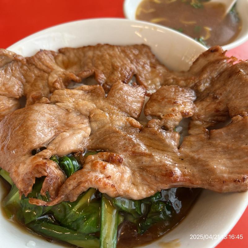 ロース丼(上海飯店)