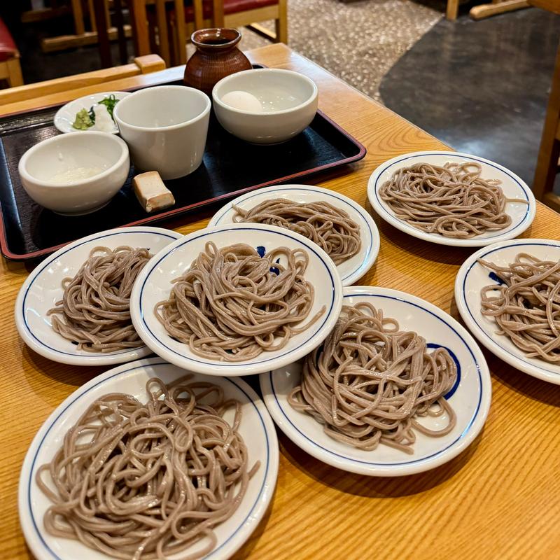 皿そば定食皿そば7枚（鯛めし丼）(花水木伊丹店)