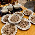 皿そば定食皿そば7枚（鯛めし丼）