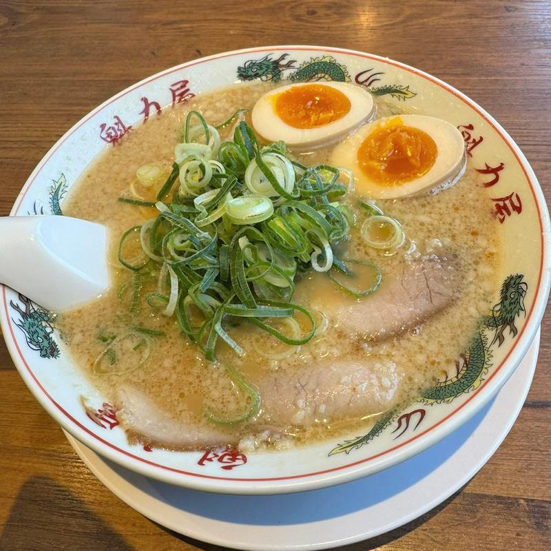 コク旨味玉ラーメン(京都北白川ラーメン魁力屋 宮前店)