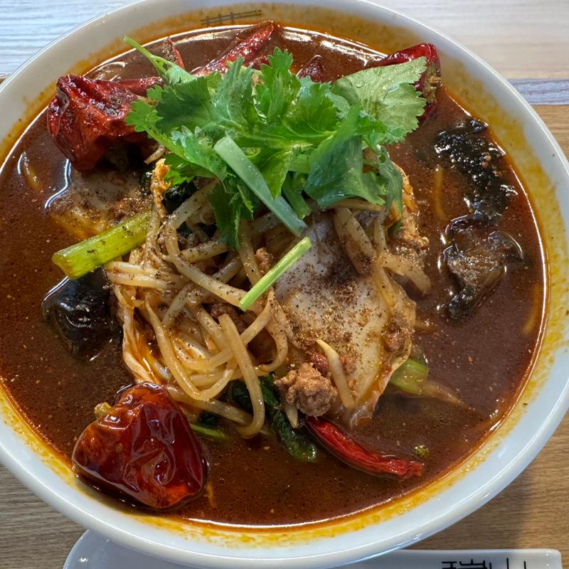 麻辣湯麺(中国菜はつがい麻婆豆腐店)