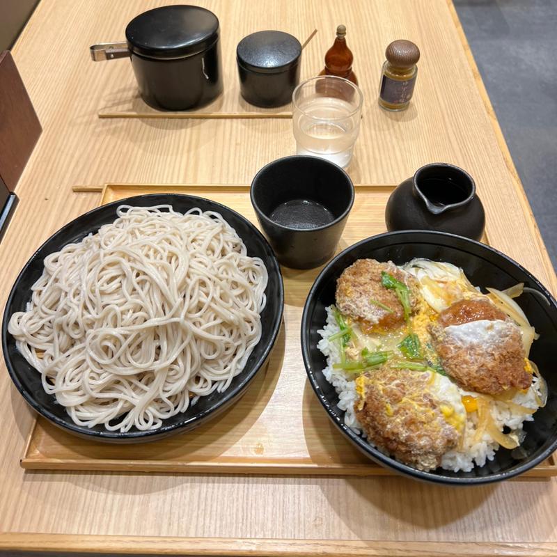 ヒレカツ丼セット(小諸そば 新越谷駅店)