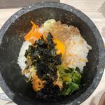 石焼きピビンバ(コリアンダイニング李朝園 tete名谷店)