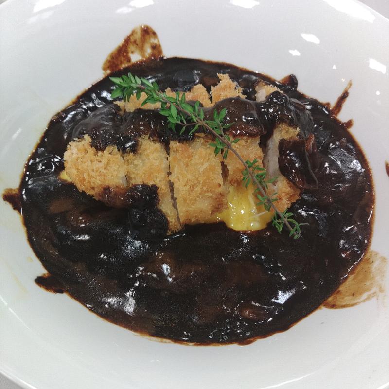 三元豚ロースカツの越前風ボルガライス(ラタン )