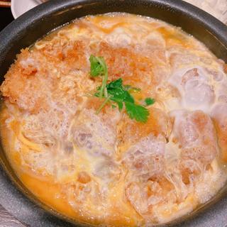 ロースかつ鍋御飯
