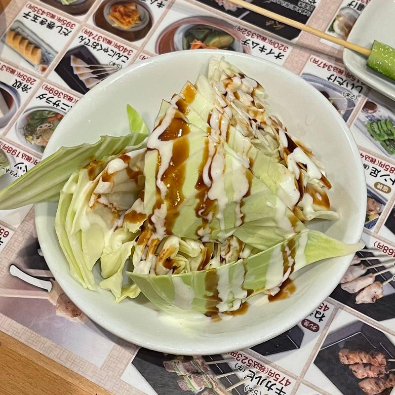 キャベツ(やきとりの名門秋吉 梅田店)