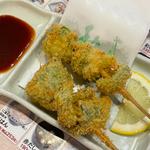 ピーマン揚げ(やきとりの名門秋吉 梅田店)