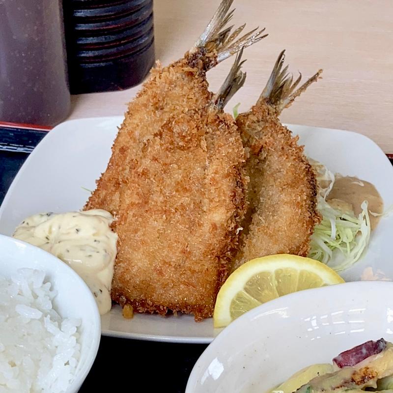 いわしのフライ(お食事処 さわの)