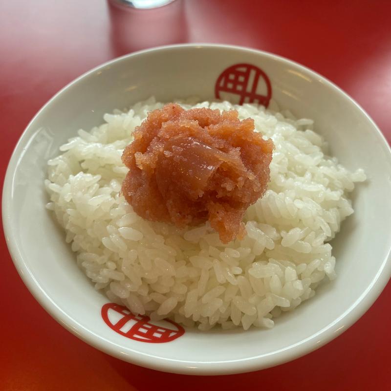 明太子ごはん(中華そば専門 田中そば店 春日井店)